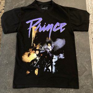 Prince Black and Purple Graphic Tee